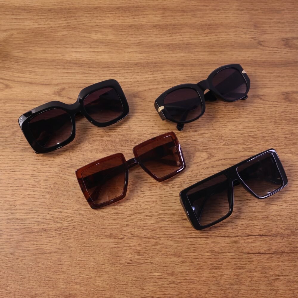 Oversized Square Sunglasses – Trendy Unisex Fashion Eyewear