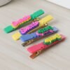 SweetHairclip-05.jpg Sweet Text Hair Clip Set – Trendy Lightweight Fashion Pins (4 Pc)