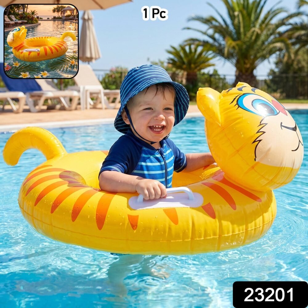 Swimming-Ring-9.jpg Kids Inflatable Tiger Swim Ring – Safe Water Play Float for Kids