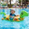Kids Inflatable Turtle Swim Ring – Safe & Durable Pool Float