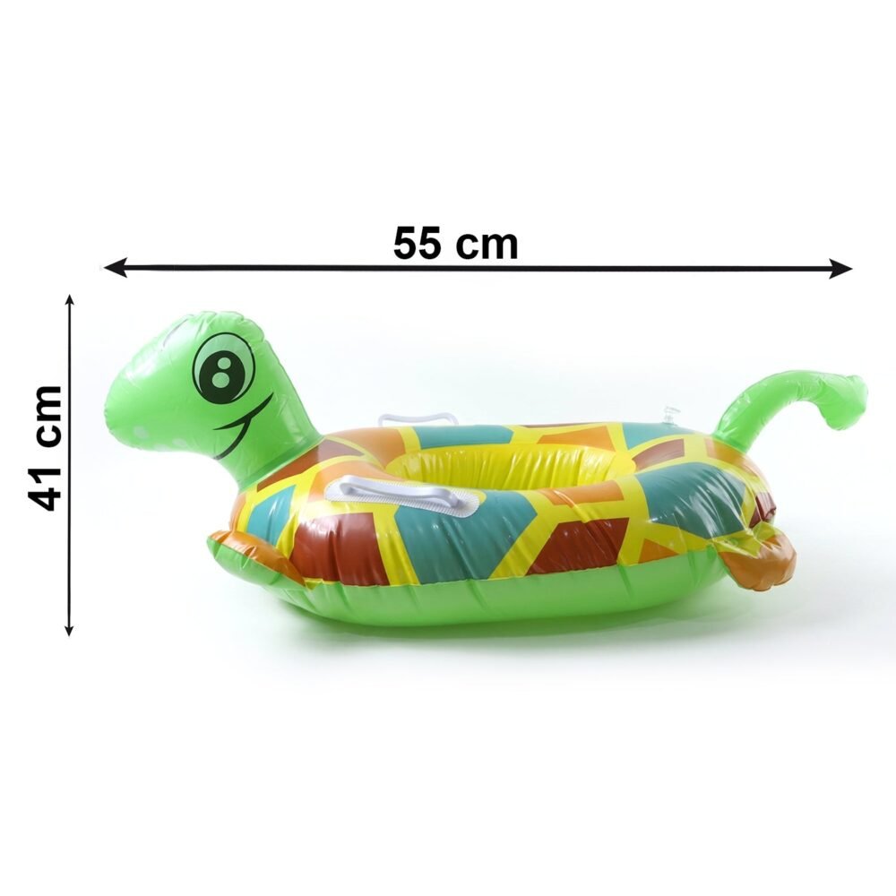 Kids Inflatable Turtle Swim Ring – Safe & Durable Pool Float