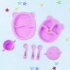 Children’s Tableware Dining Set – Durable Panda Print Meal Kit