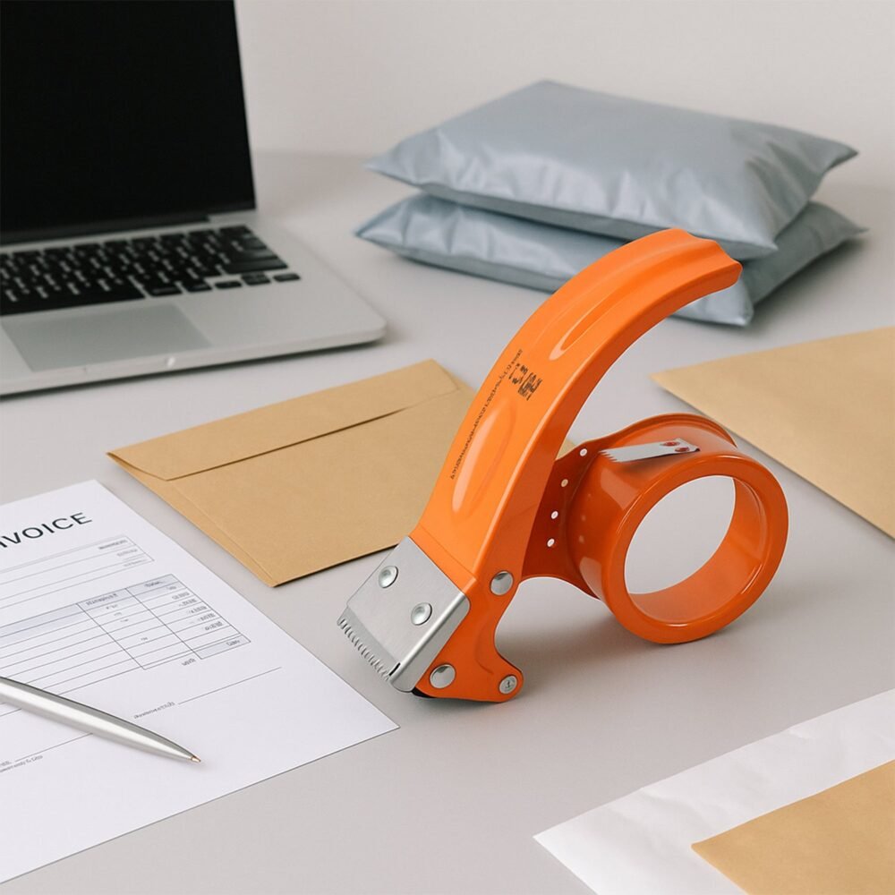 TapeDispenser-02.jpg Packing Tape Dispenser – Heavy-Duty 50mm for Quick Sealing