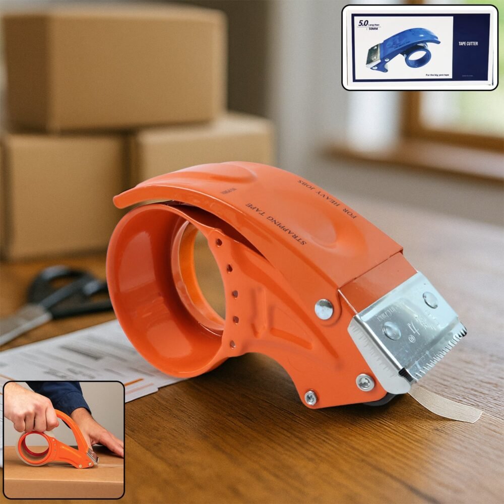 TapeDispenser-WOSKU-01.jpg Packing Tape Dispenser – Heavy-Duty 50mm for Quick Sealing
