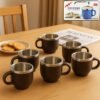 Stainless Steel Cappuccino Mugs – Double Wall Insulated 100ML Set