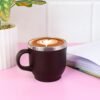 Stainless Steel Cappuccino Mugs – Double Wall Insulated 100ML Set