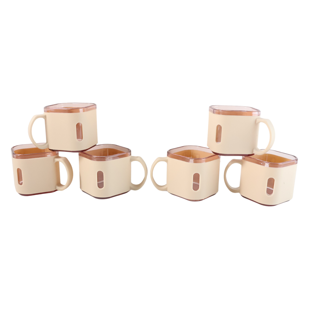 TeaCup-04.png Square Tea Cup Set – Premium 6-Piece Lightweight 150ml