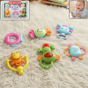 Tiny-Joys-Rattle-01.jpg Baby Rattle Set – 6-in-1 Sensory Development Toys