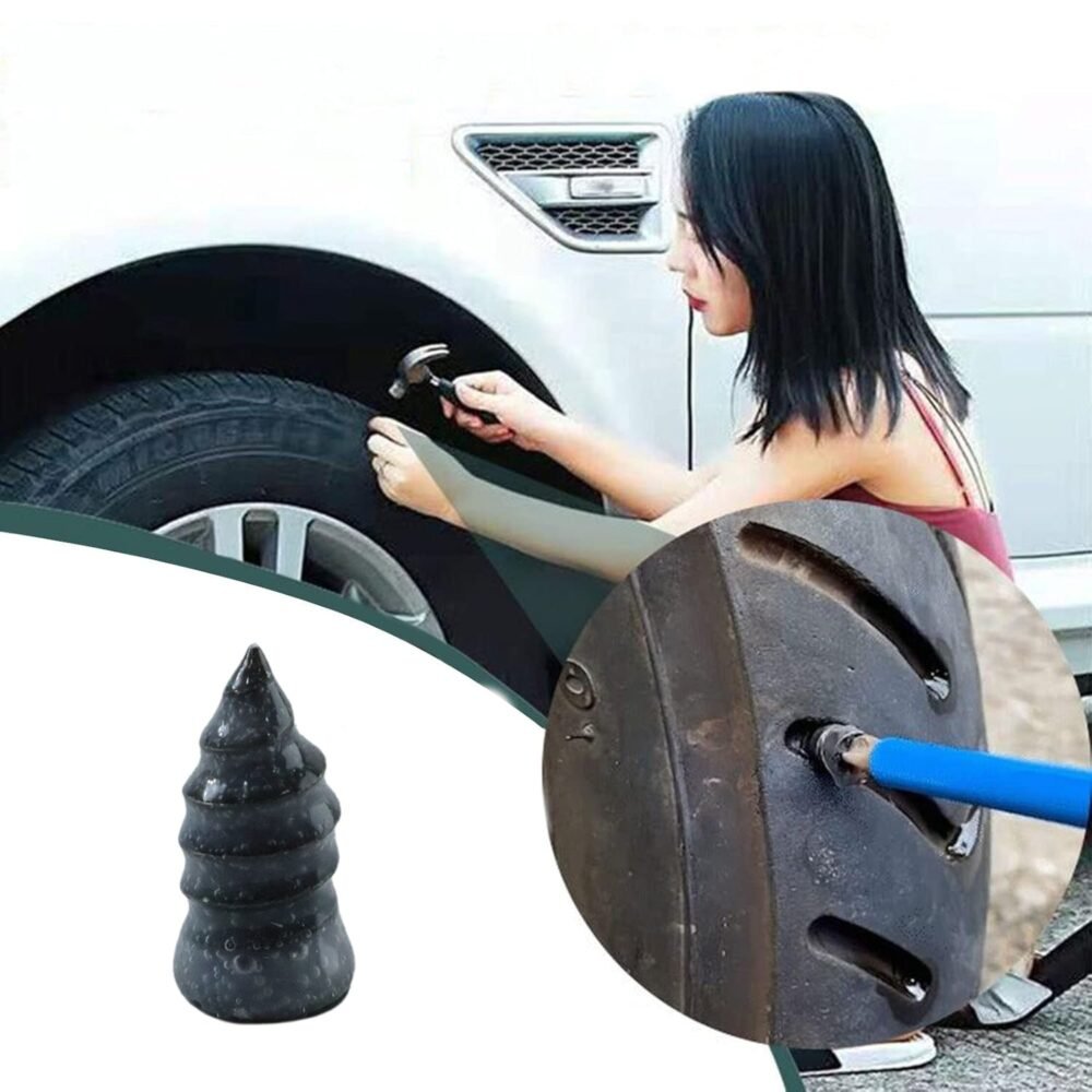Premium Tubeless Tire Repair Rubber Plug – Quick Emergency Fix