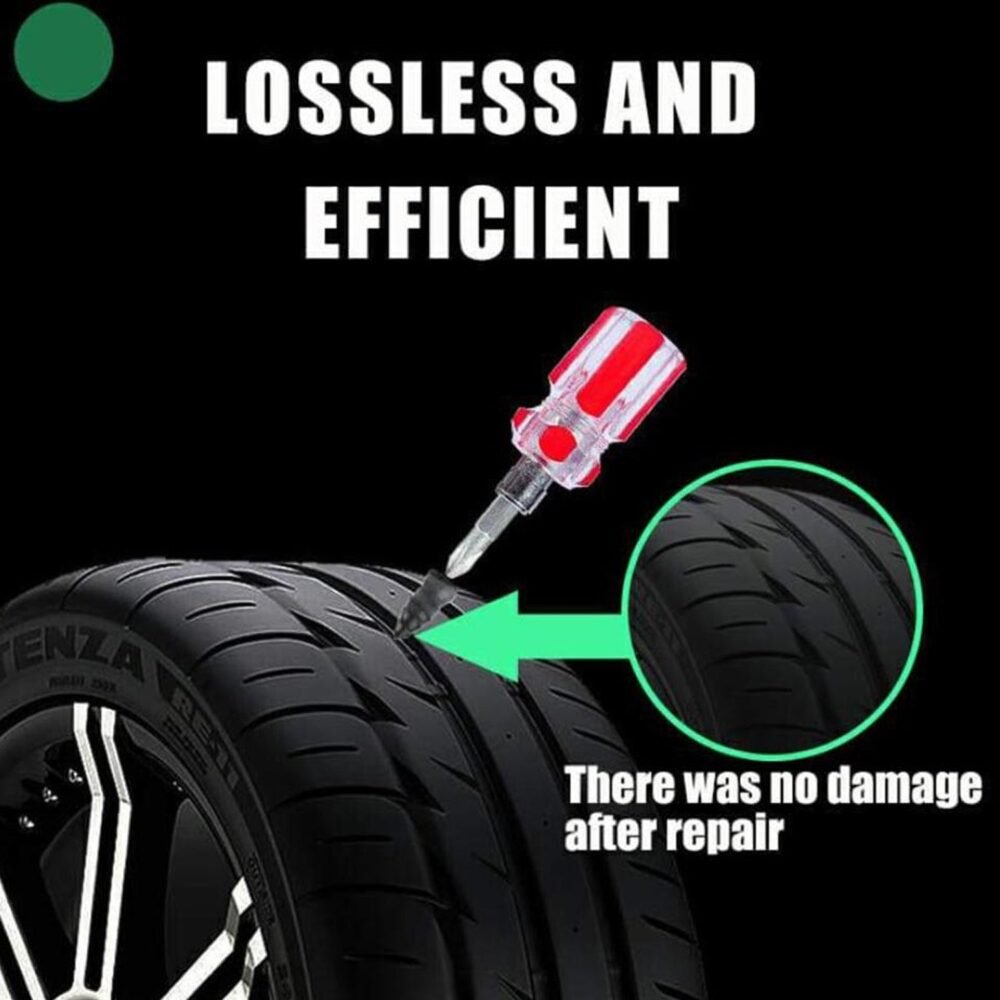 Premium Tubeless Tire Repair Rubber Plug – Quick Emergency Fix