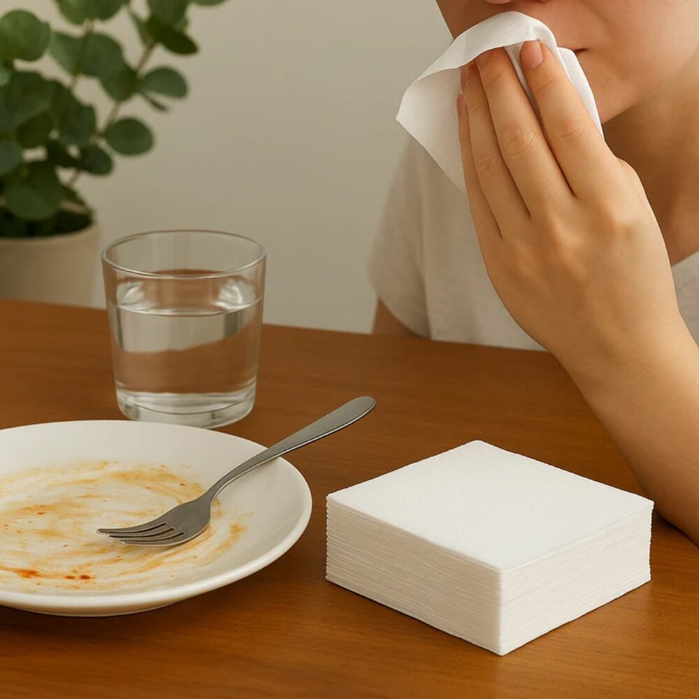 Disposable Paper Napkins – Ultra-Soft & Absorbent 50 Pack