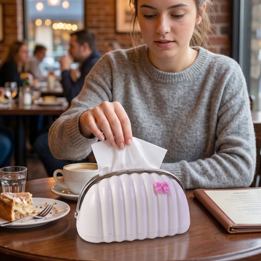 Tissue-Paper-Holder-5_906482f2-ec7a-4289-b3f9-f984347a7b94.jpg Shell Shape Tissue Dispenser – Elegant Decor for Home & Car