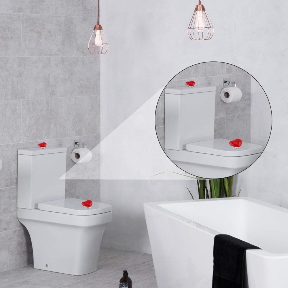 Toilet-Tank-Button-04.jpg Heart-Shaped Toilet Flush Button – Stylish & Durable 4 Pc Set