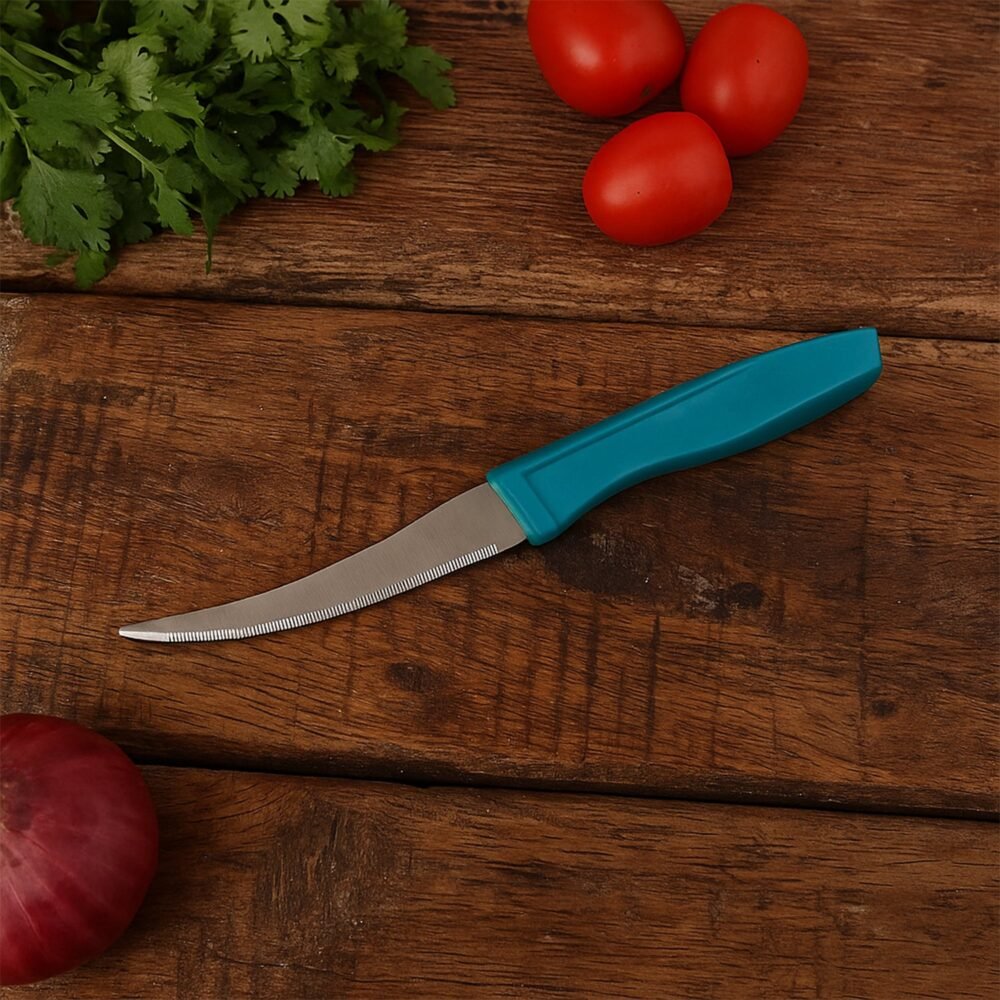 Tomato-Knife-03.jpg Tomato Knife – Sharp Serrated Curved Blade for Precision Slicing