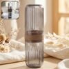 Travel Toothbrush Holder – Compact & Leakproof with Foldable Glass