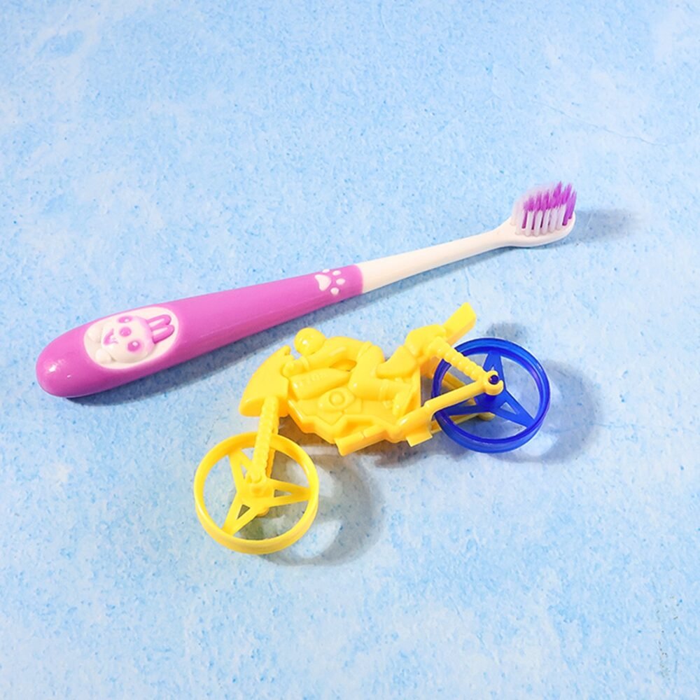 Toothbrush-with-Toy-04.jpg Kids Toothbrush – Panda Design with Fun Motorcycle Toy Set