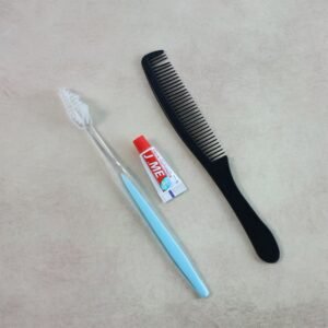 Travel Hygiene Kit – Compact 3-in-1 Toothbrush, Toothpaste & Comb
