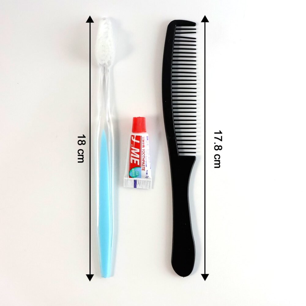 Travel Hygiene Kit – Compact 3-in-1 Toothbrush, Toothpaste & Comb
