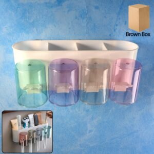 ToothbrushHolder-WOSKU-01_7207f0f5-a391-4fcb-8908-7b126e6fc462.jpg Wall Mounted Toothbrush Holder with Inverted Cups – Space Saving Organizer