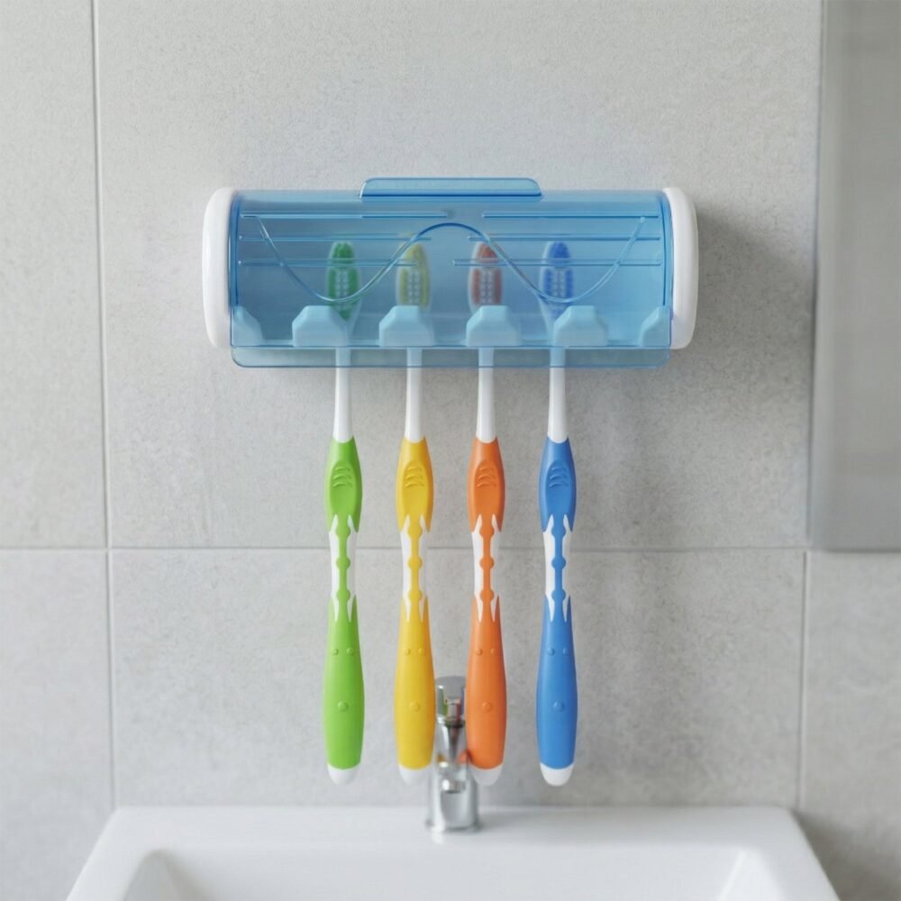 Wall Mounted Toothbrush Holder – Hygienic & Space-Saving Design