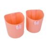 Wall-Mounted Toothbrush Holder – Butterfly Design, 2 Pc Set