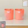 Wall-Mounted Toothbrush Holder – Butterfly Design, 2 Pc Set