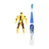 Kids Toothbrush Set – Soft Bristles with Fun Cartoon Robot Toy