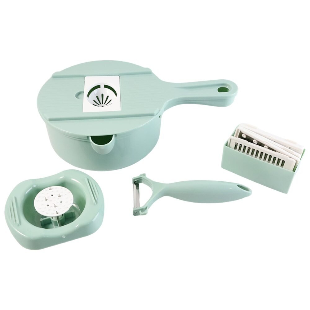 Vegetable-Choppers-with-Drain-Basket-07.jpg Vegetable Cutter Set – Multi-Function Kitchen Prep Tool