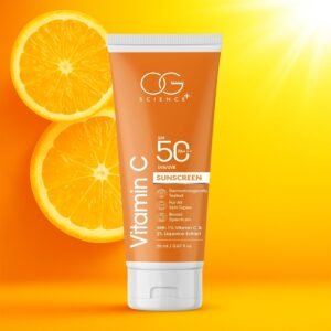 Vitamin-C-Sunscreen-01.jpg Vitamin C Sunscreen SPF 50 PA+++ – Brightening Broad-Spectrum Protection