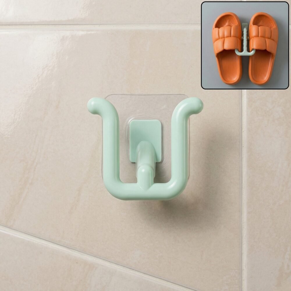 Wall-Mounted Slipper Holder – Space-Saving & Easy to Install