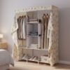 Portable Fabric Wardrobe Closet – 8 Spacious Compartments & Foldable Design
