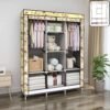 Portable Fabric Wardrobe Closet – 8 Spacious Compartments & Foldable Design