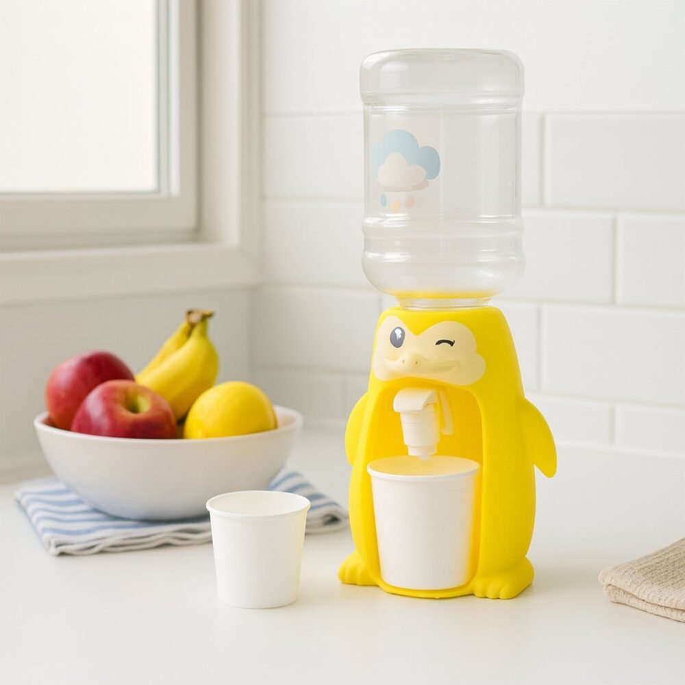 Kids Water Dispenser Toy – Manual Tap with Refillable Bottle
