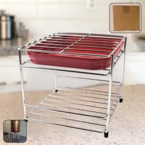 WaterPotStand-WOSKU-01.jpg Stainless Steel 2-Tier Kitchen Utensil Storage Stand – Durable & Space-Saving