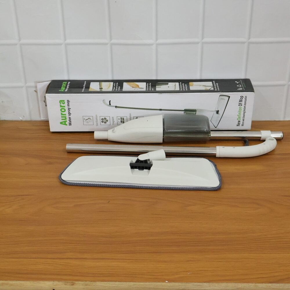Multipurpose Spray Flat Mop – Easy Handle & Reusable Microfiber Pad