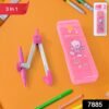 Kids Geometry Compass Set – 3-in-1 with Bear Storage Box