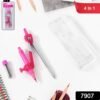 Student Geometry Compass Set – 4-in-1 Precision Drawing Kit