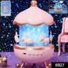LED Rotating Night Light – Bunny Carousel with Starry Projection