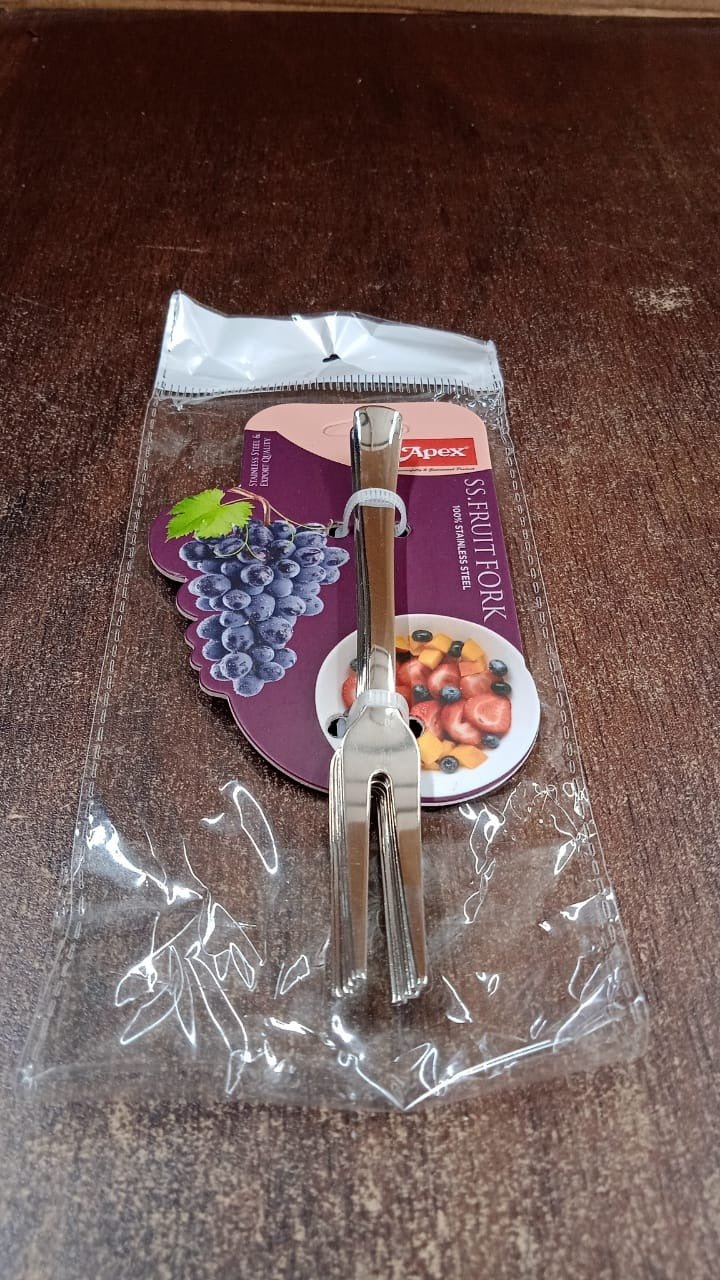 Stainless Steel Fruit Fork Set – Durable & Elegant 6 Pieces