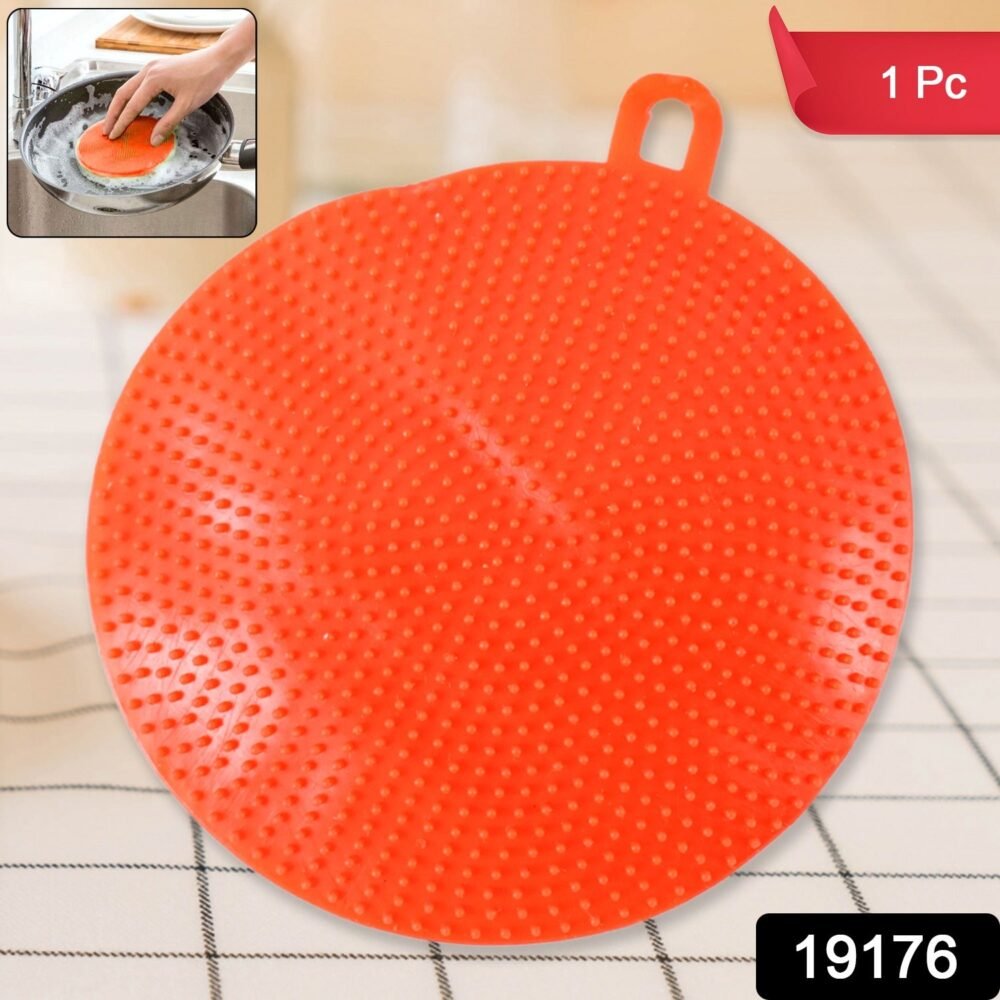Silicone Dish Scrubber – Mildew-Free, Heat Resistant Sponge