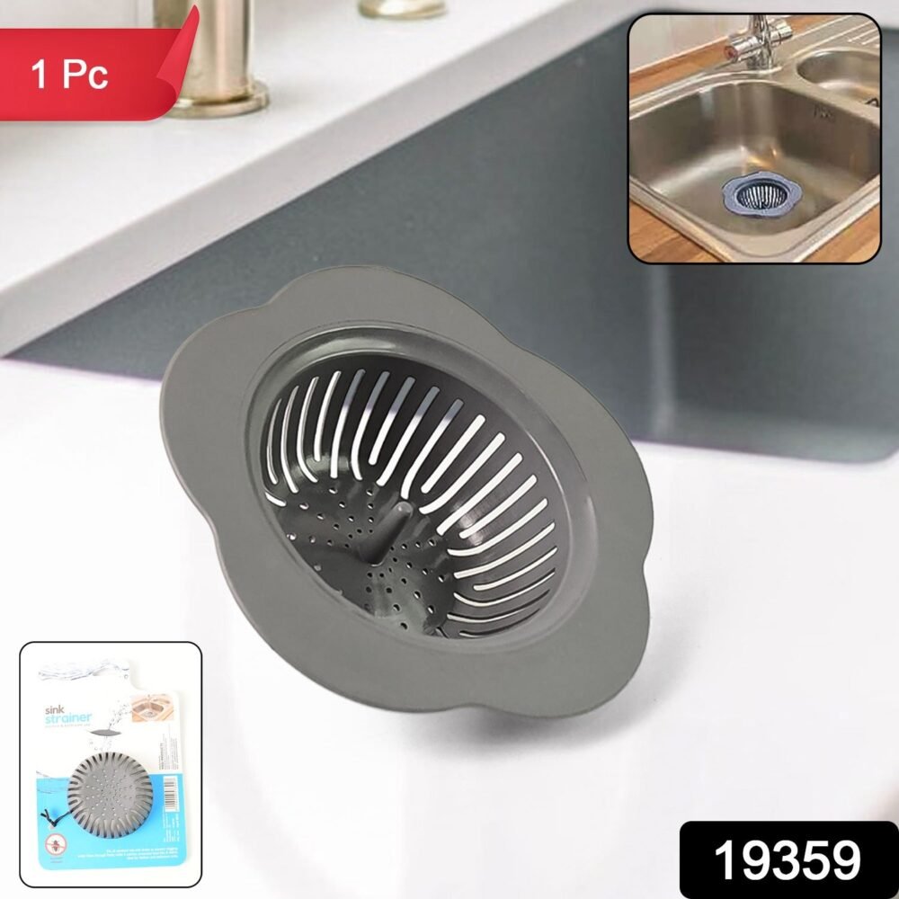 Durable Plastic Sink Strainer – Reusable Flower Pattern