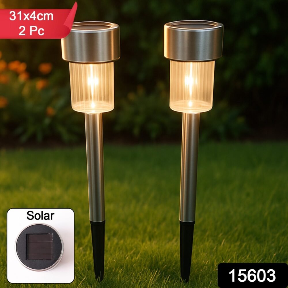 Solar Garden Pathway Lights – Durable Stainless Steel Outdoor LEDs