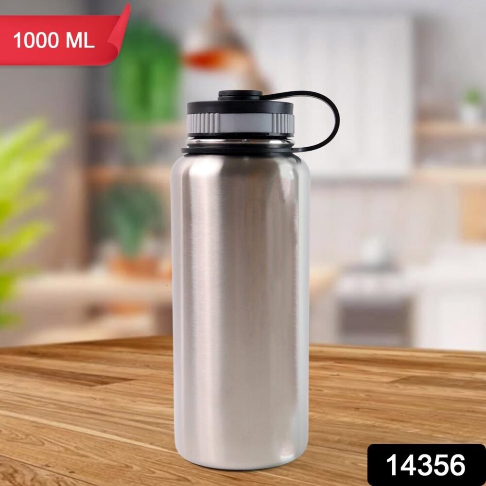 Stainless Steel Vacuum Insulated Water Bottle – Keeps Drinks Hot & Cold