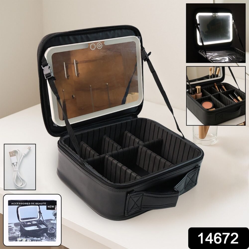 WhatsAppImage2025-08-06at16.54.20_7d18d995.jpg LED Light Makeup Organizer Box – Portable Cosmetic Storage with Mirror