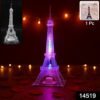 LED Eiffel Tower Decorative Night Light – Multicolor Crystal Lamp