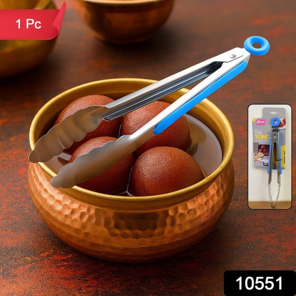 Stainless Steel Chef Serving Tong – Heat Resistant & Durable