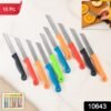 Laser Kitchen Knife Set – 10 Pc Stainless Steel | Supermom