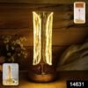Crystal Table Lamp – Tall Cylinder Shape with USB Charging