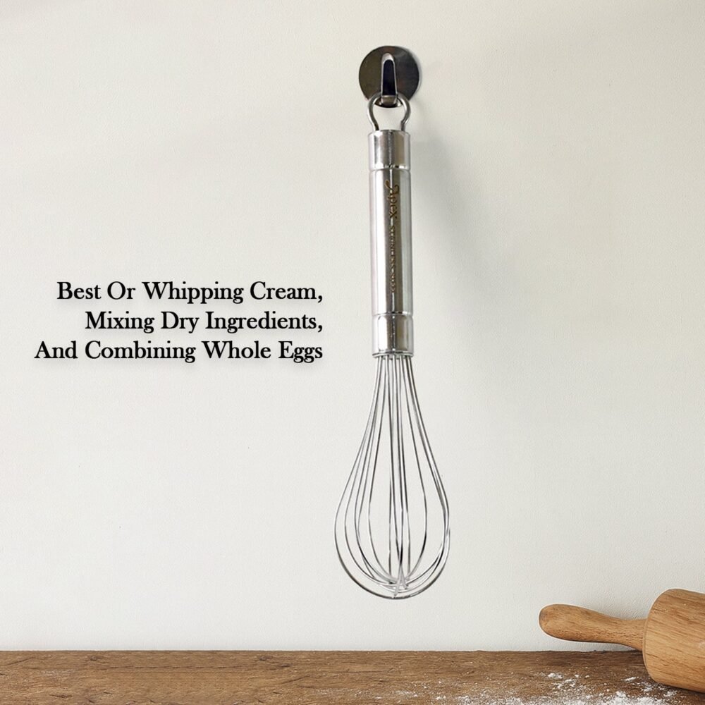 Stainless Steel Small Hand Whisk – Durable & Compact Kitchen Tool