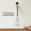 Stainless Steel Small Hand Whisk – Durable & Compact Kitchen Tool